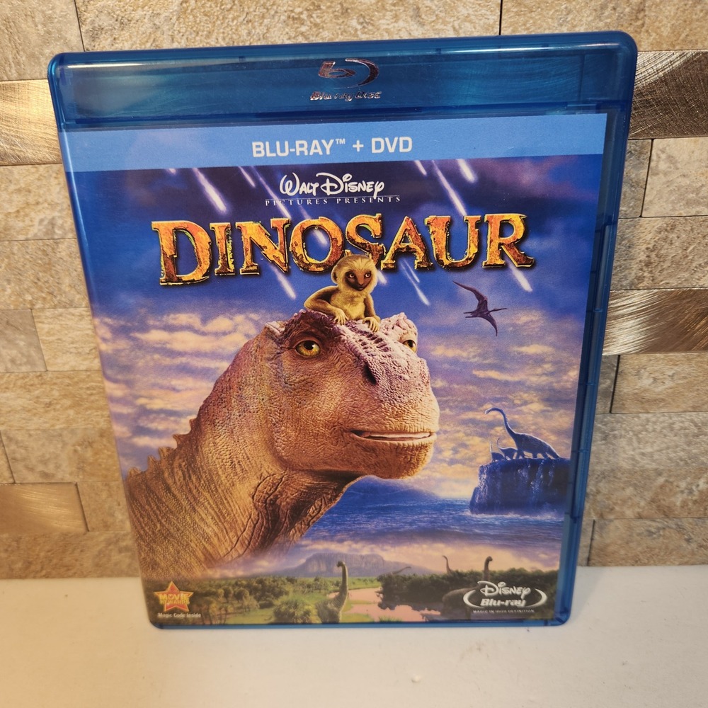 Disney Dinosaur Blu-ray DVD 2-Disc Combo Pack Animated Movie PG 82 Min